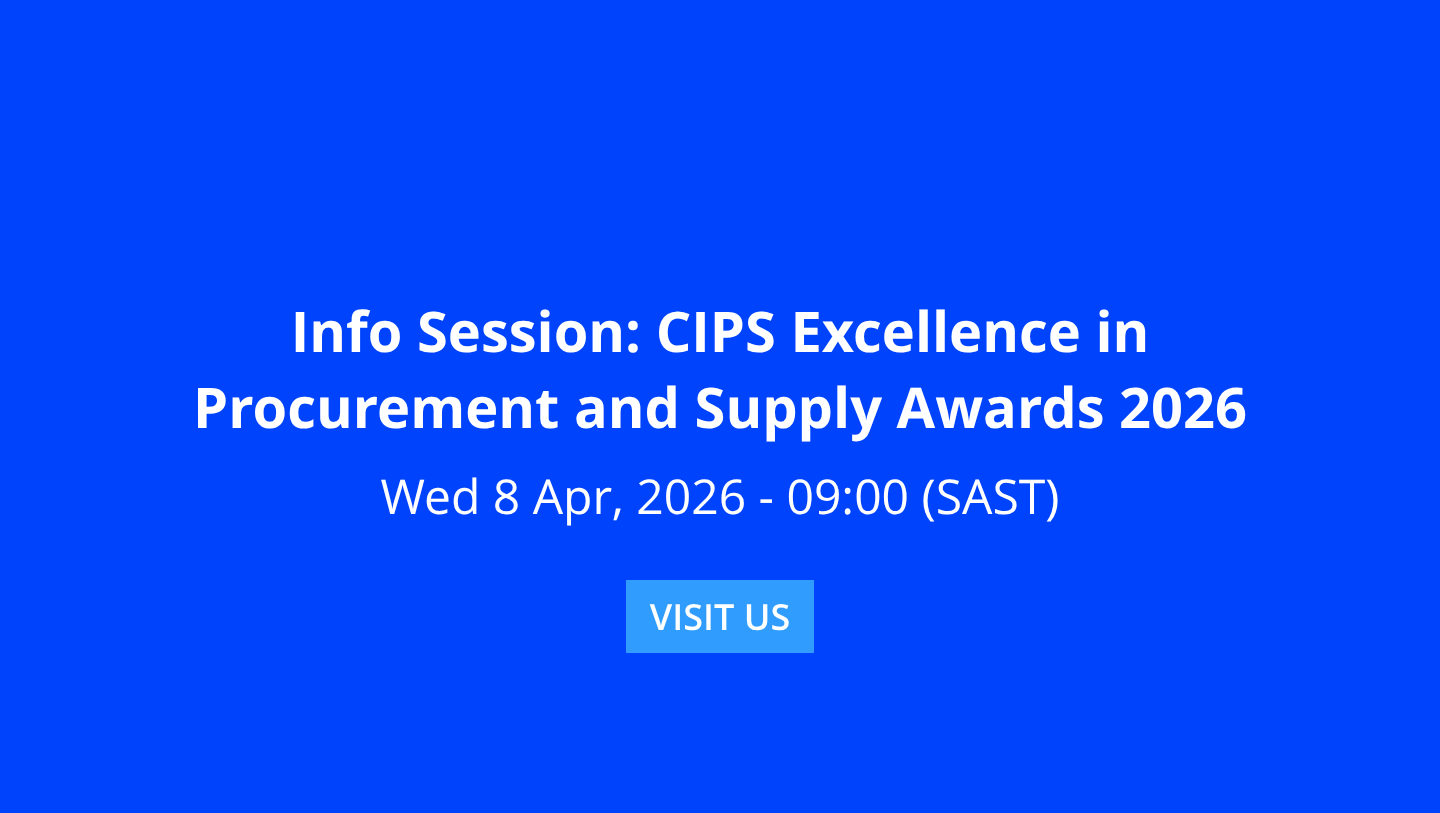 Info Session: CIPS Excellence in Procurement and Supply Awards 2026